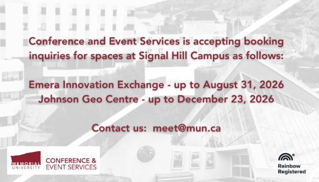notice of booking dates for Signa Hill Campus